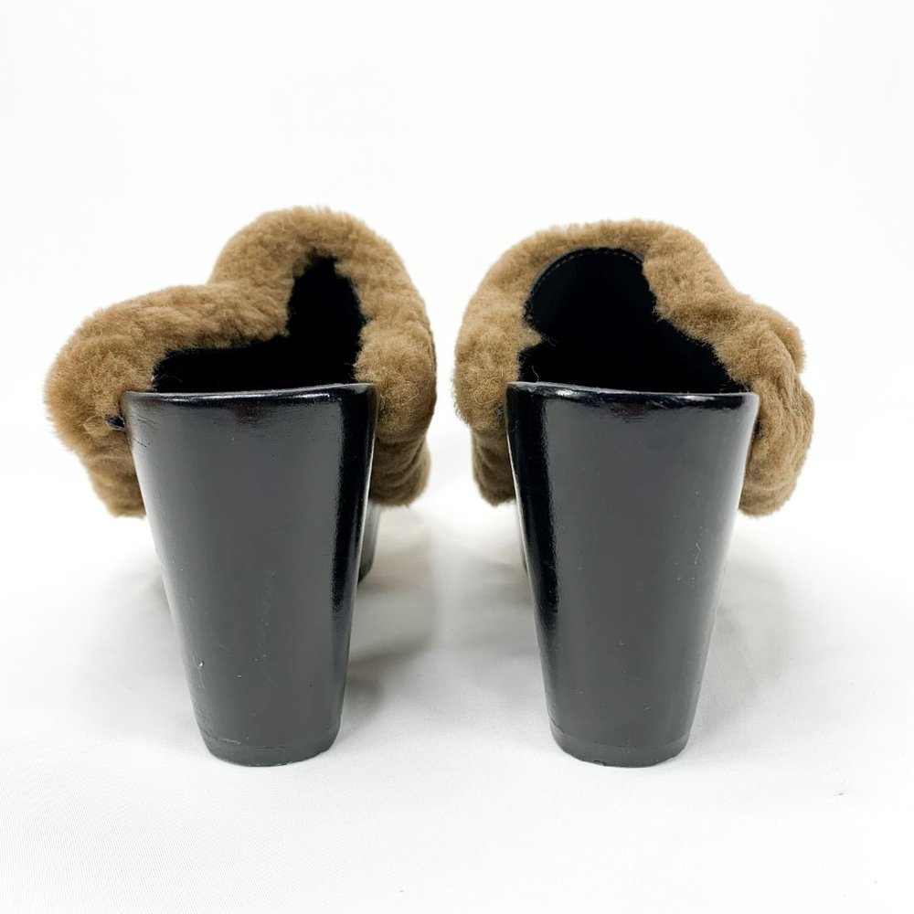 No. 6 Collina Strada Kira Platform Clogs Shearling - Picture 6 of 7